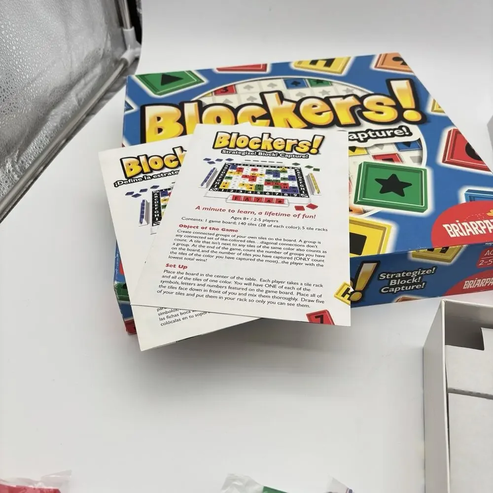 BLOCKERS Board Game by Briarpatch 2010. Complete. Very Good Condition.